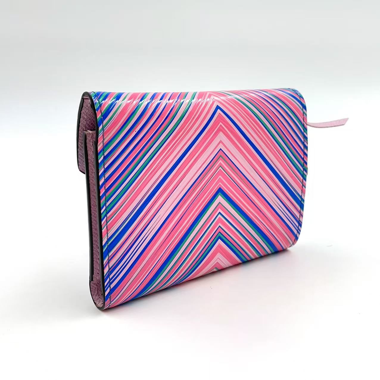 LOUIS VUITTON ポルトフォイユ ヴィクトリーヌ エピ トロピカル レザー マルチ 財布 シルバー M62476