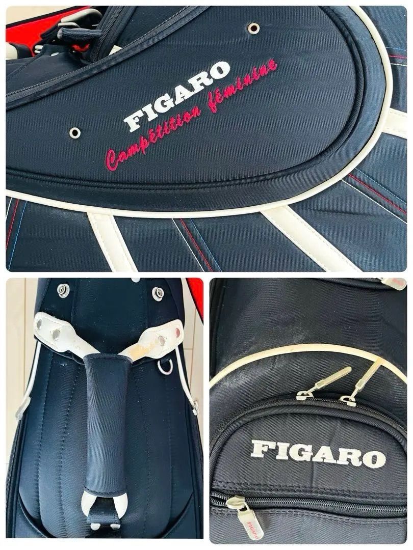 キャディバッグ フィガロ FIGARO ブラック 送料込み - メルカリ