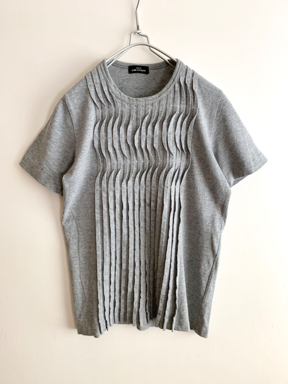 90s Tricot COMME des GARÇONS タックデザインTシャツ カットソー