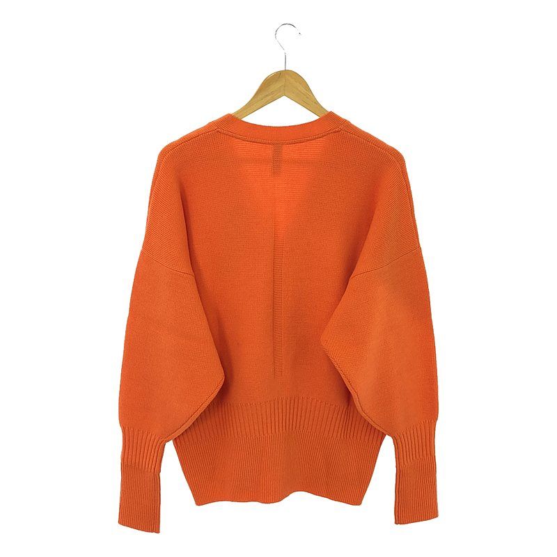 【美品】  CFCL / シーエフシーエル | 2022AW | WOOL MILAN CARDIGAN ウール ミラノカーディガン | 5 | オレンジ | レディース CFCL（シーエフシーエル） 【美品】 | 2022AW | WOOL MILAN CARDIGAN