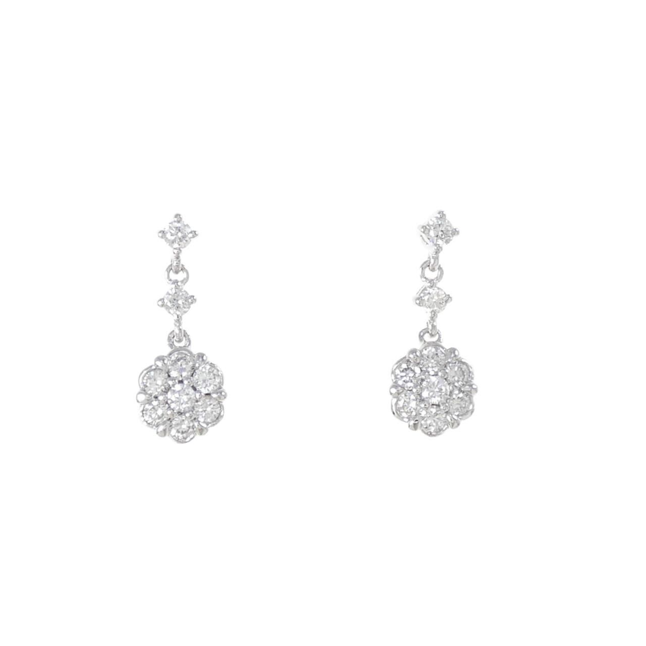 ポンテヴェキオ ダイヤモンド ピアス 0.36CT