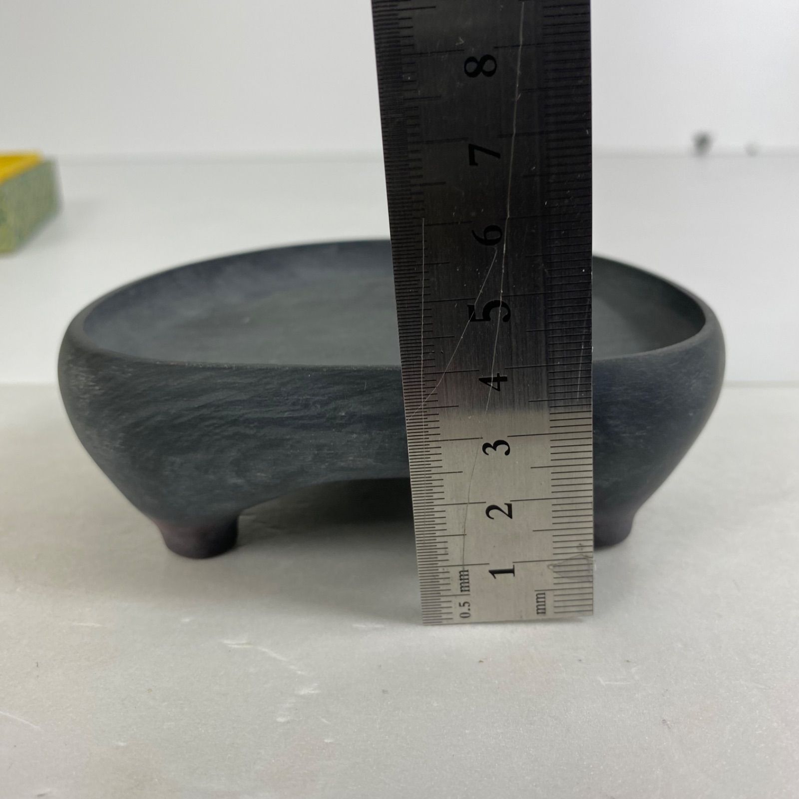 硯 書道 書道用品 中国硯 10.5cm 化粧箱入り 箱付き 書道具 入門