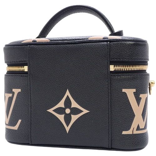 LOUIS VUITTON(ルイ・ヴィトン) モノグラム・アンプラント ヴァニティ PM ハンドバッグ ショルダー バニティ バイカラー ブラック黒  ベージュ ゴールド金具 M45780 レディース 40802058591【中古】【アラモード】