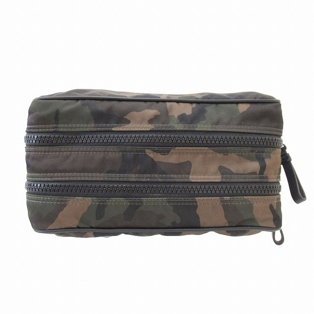 ⭐︎美品⭐︎モンクレール BEAUTY 2 ZIP ポーチ 総柄 16aw モンクレール MONCLER BEAUTY 2 ZIP BEAUTY CASE カモフラ