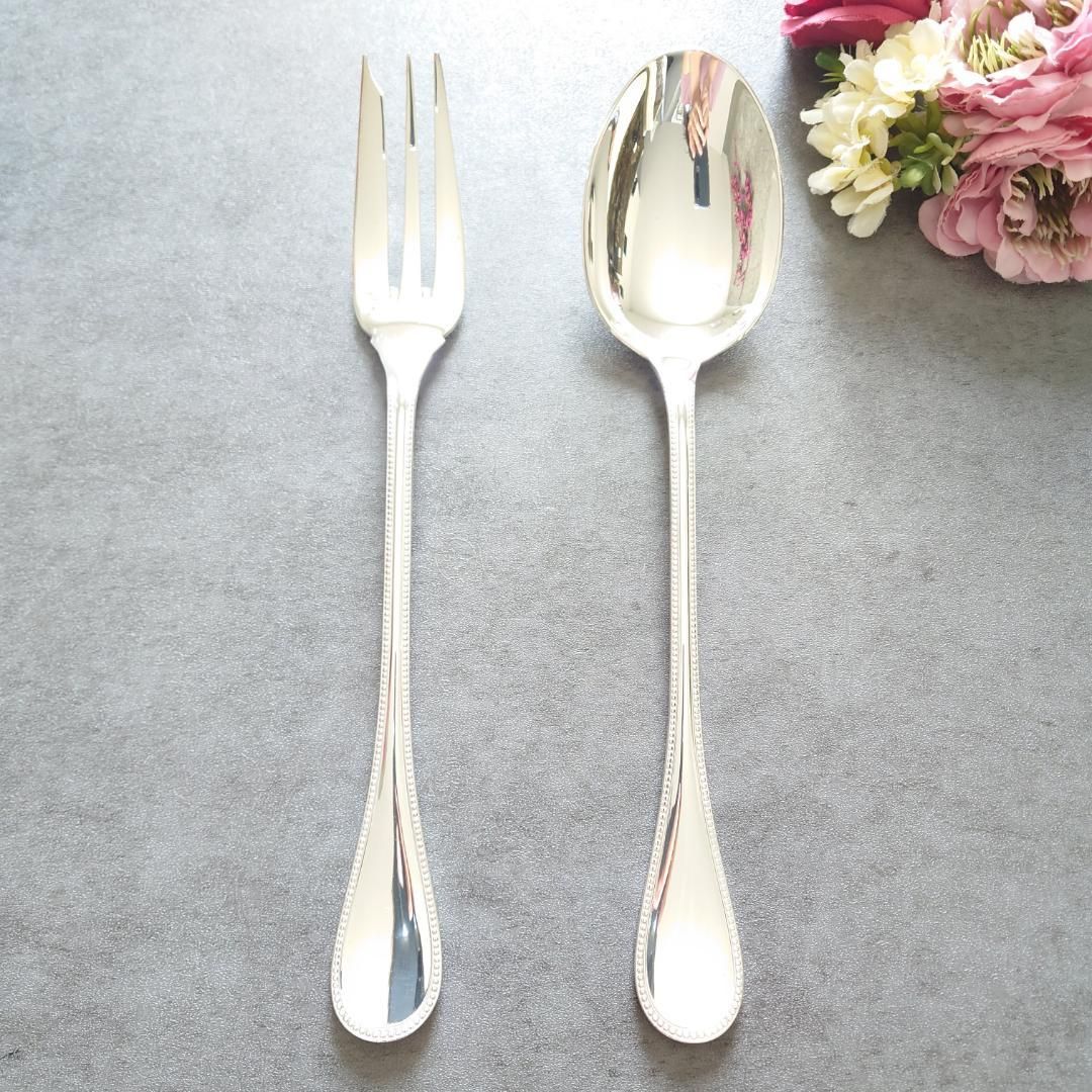 クリストフル パール サービングフォーク サービングスプーン