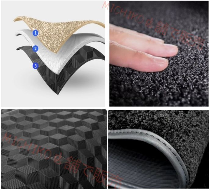 トヨタ アルファード ヴェルファイア 40系 2色選択 中ドアマット 2列目 フロアマット 防水 耐摩擦 内装 1P - BRIGHTFACE_UK