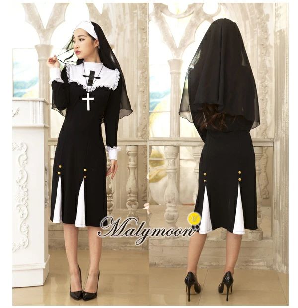 ハロウィン コスプレ シスター 衣装] Malymoon シスターレディー