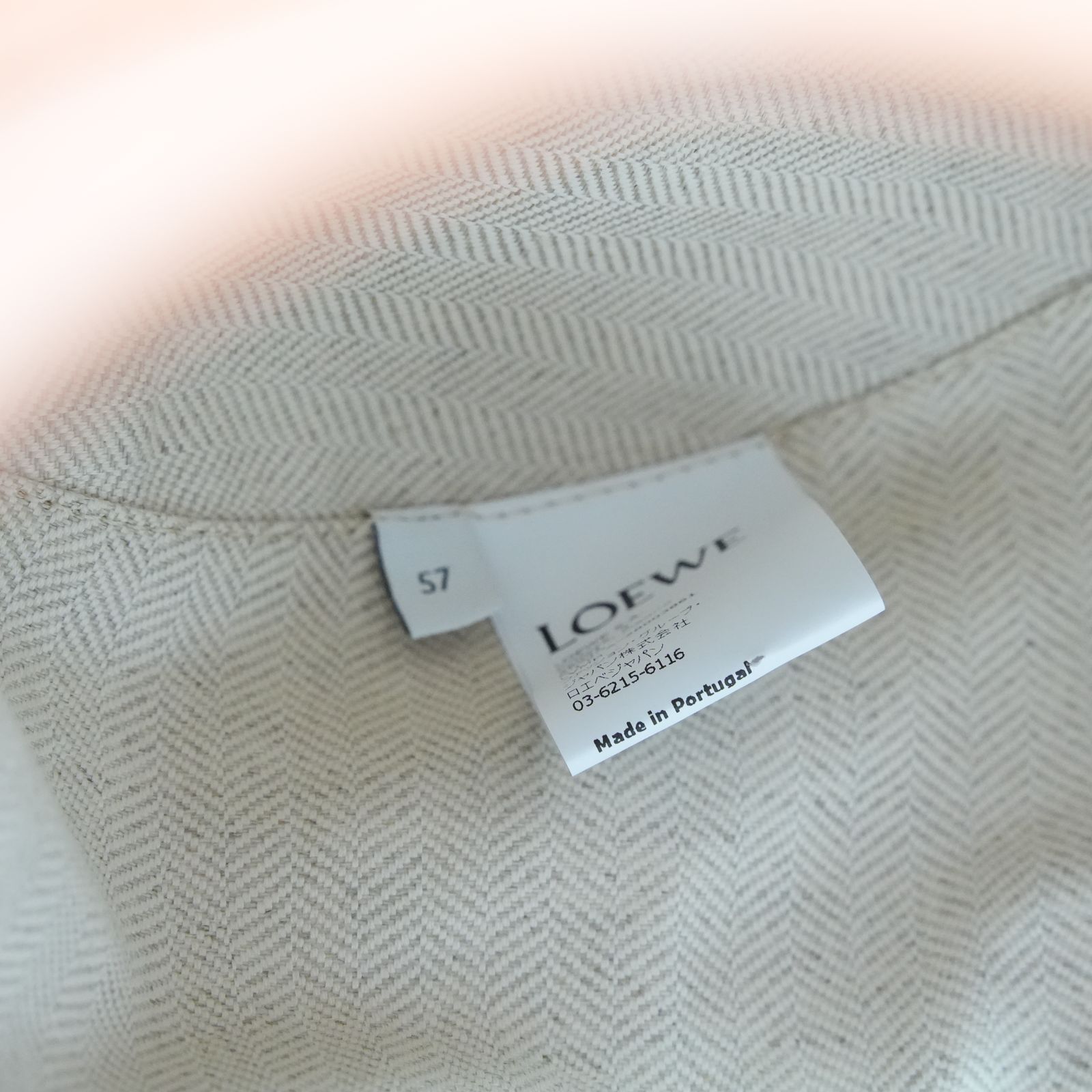 美品⭐️ロエベLOEWE ⭐️アナグラム ラムレザー ロゴデザイン バケットハット LOEWE Anagram(ロエベ アナグラム) ハット(レディース) - 海外
