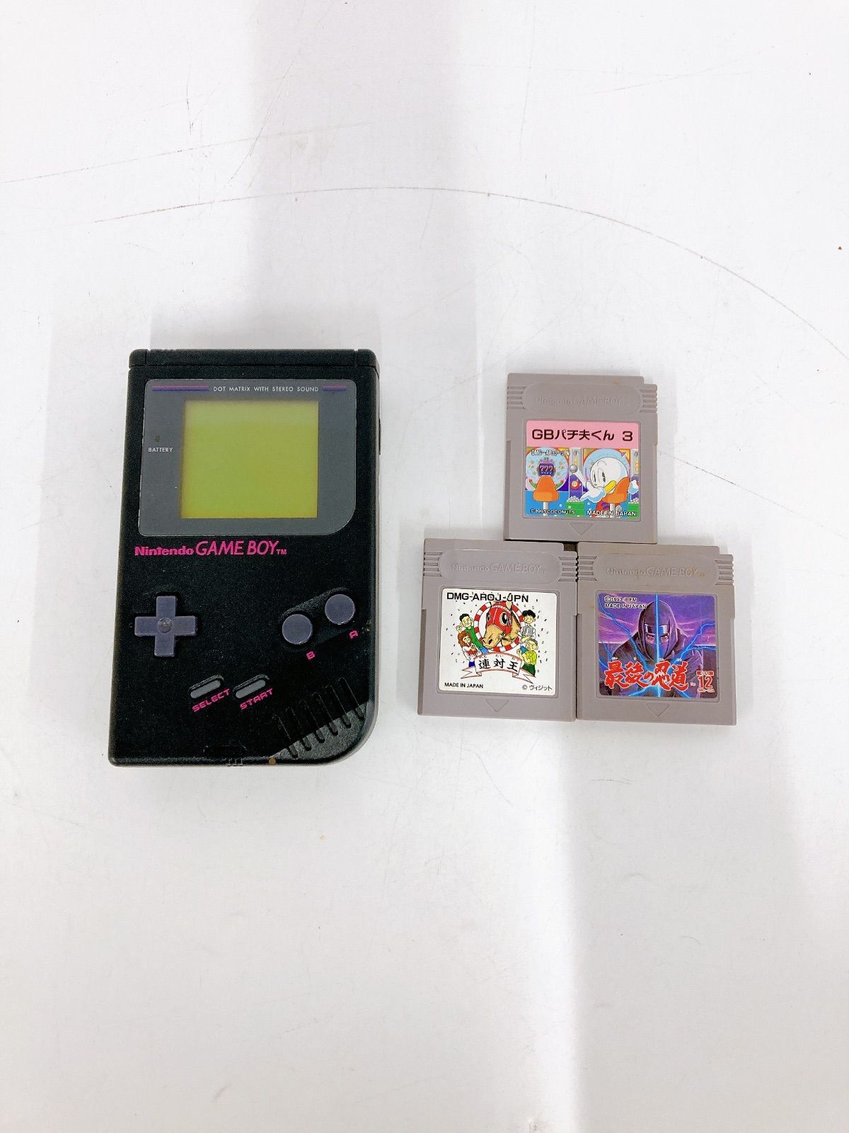 ％ 動作未 GAMEBOY ゲームボーイ 黒 ソフト セット ゲーム機本体 1