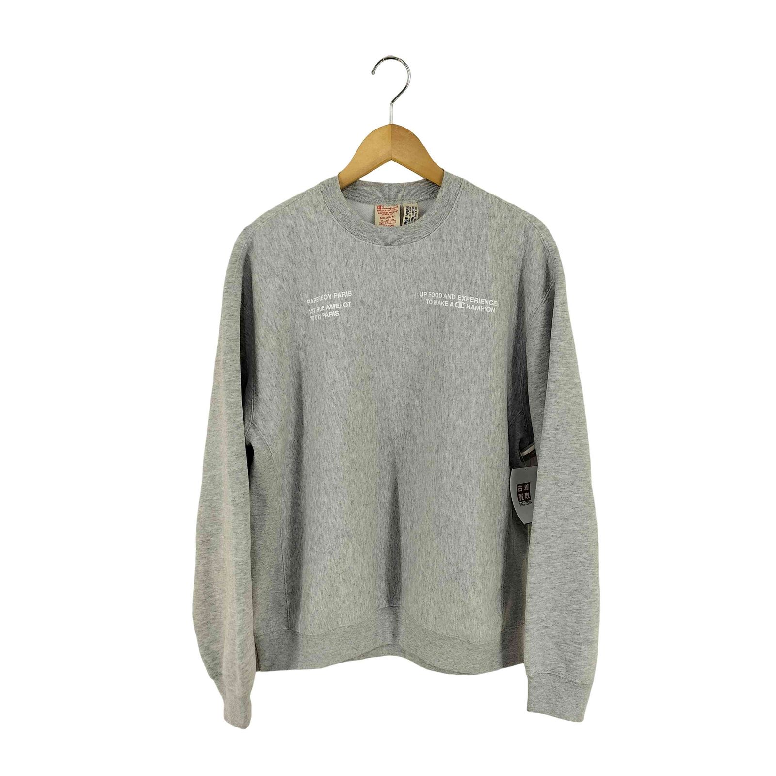 チャンピオン Champion paperboy 別注 クルーネックスウェット メンズ 