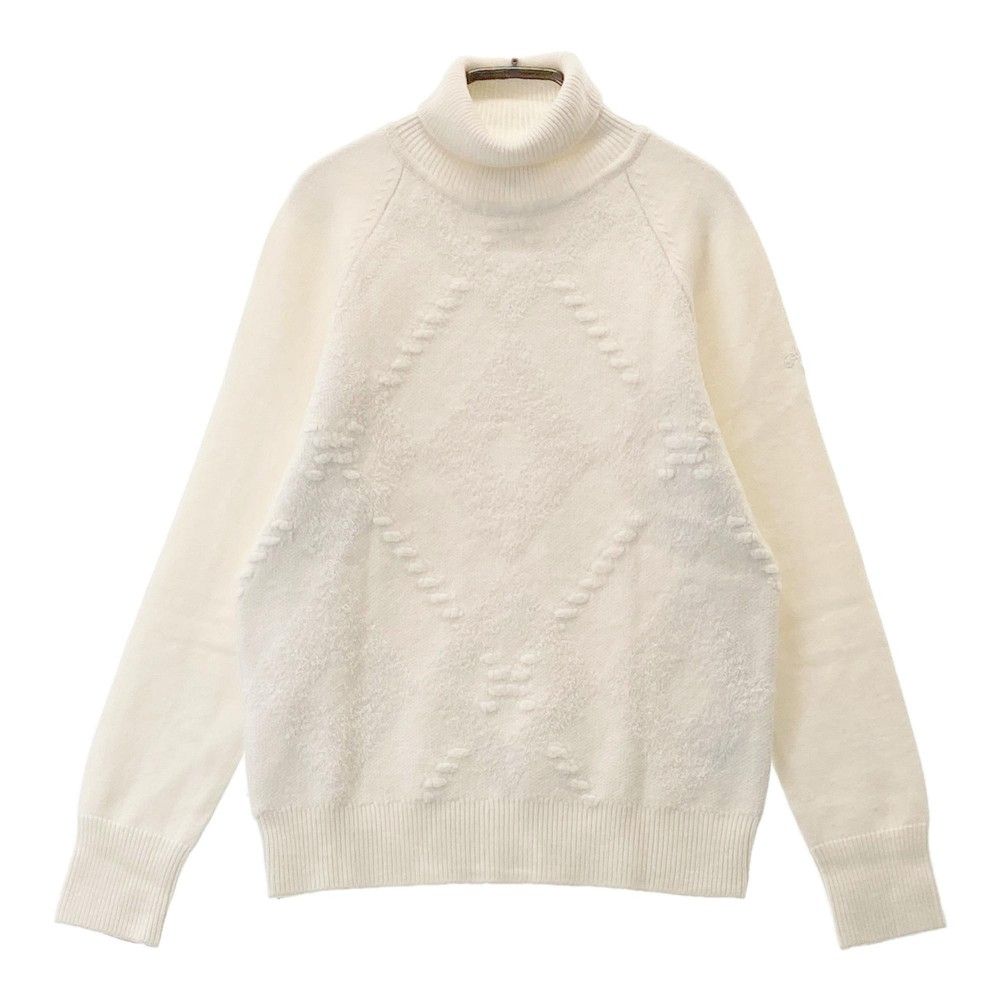 【新品未使用タグ付き】キャロウェイ　ニット　ホワイト　ゴルフウェア　レディースM CALLAWAY ホワイト セーター S CALLAWAY キャロウェイ モックネック