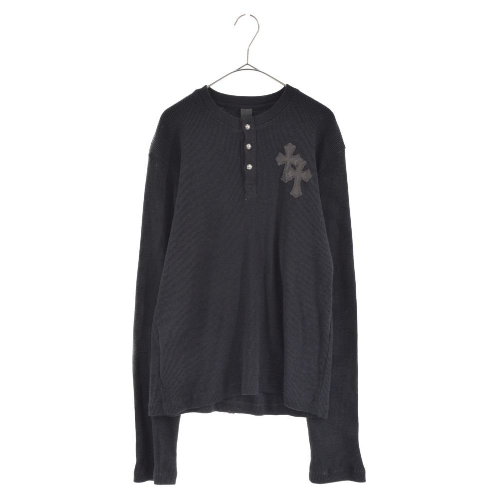 CHROME HEARTS (クロムハーツ) CROSS BUTTON THERMAL HENLY L/S クロス 