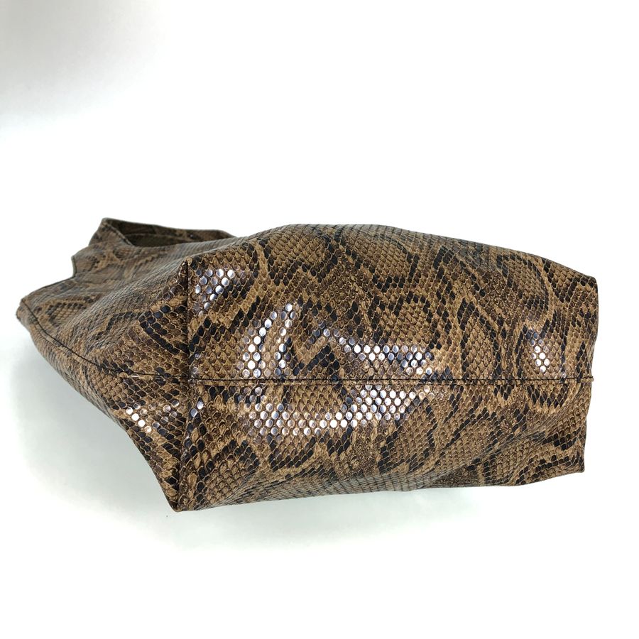 アーペーセー A.P.C. NINON SMALL ロゴ パイソン 型押し SABLE PVC 