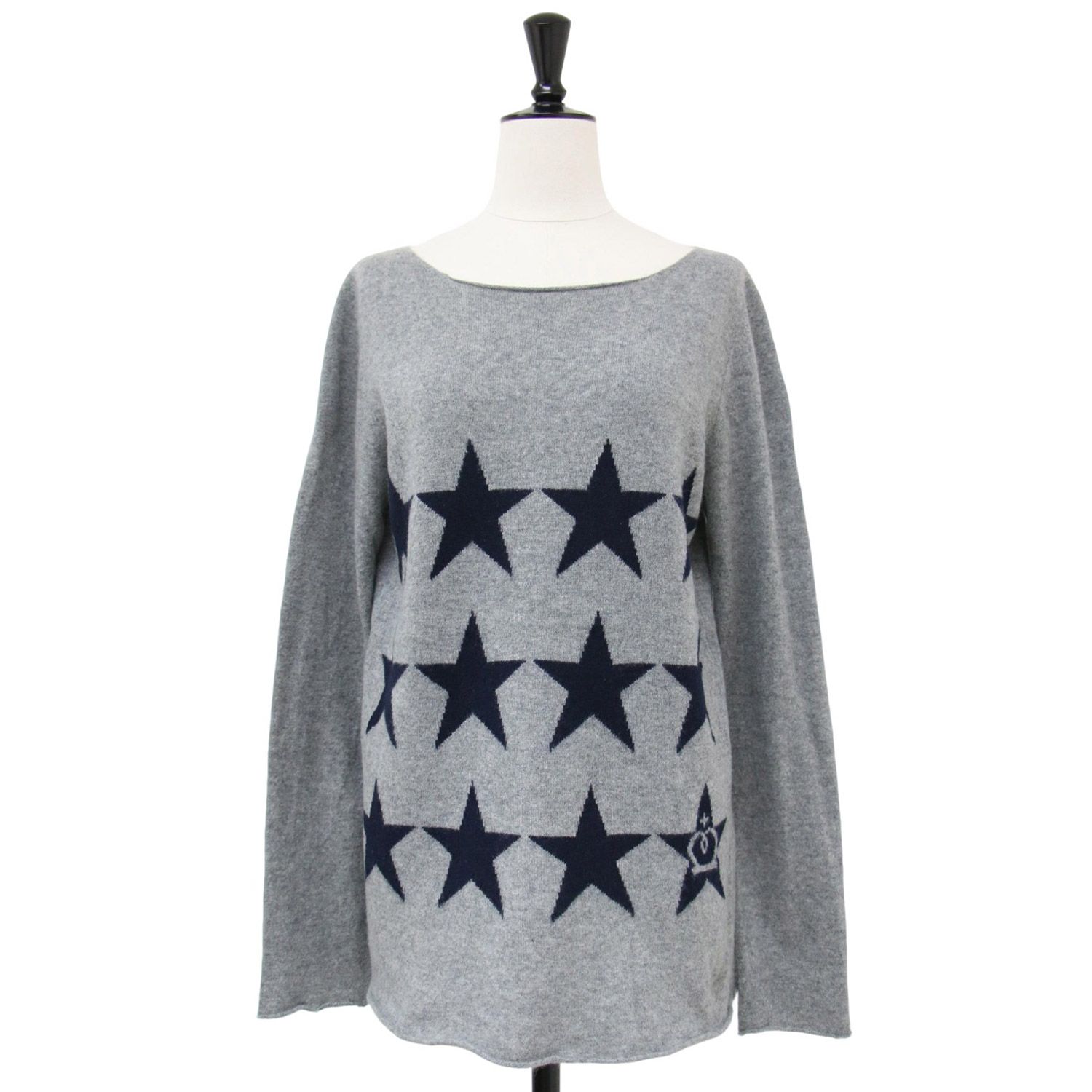 クイーンベル カシミヤ ニット グレー クイーンベル カシミヤ ニット グレー