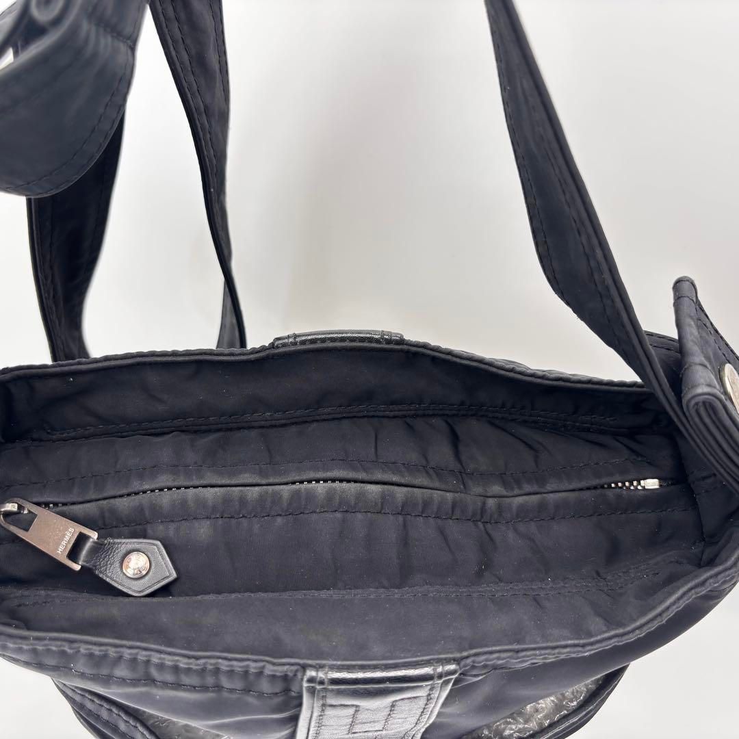 ●HERMES エルメス アカプルコ バンドリエール ナイロン ショルダーバッグ エルメス アカプルコ バンドリエール ナイロン ショルダーバッグ
