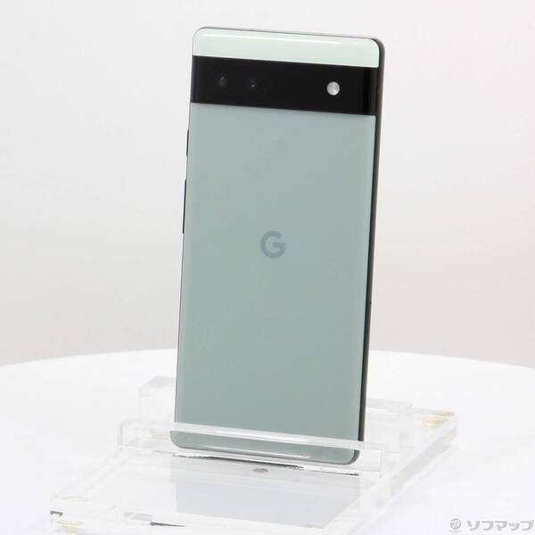 中古品〕 Google Pixel 6a 128GB セージ GB17L au SIMフリー【352