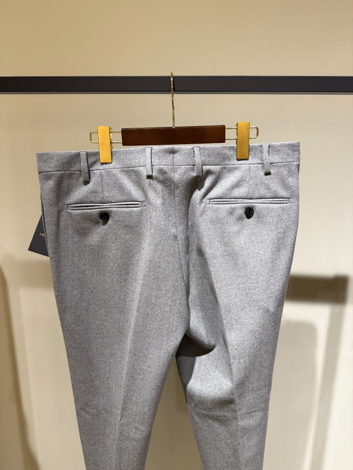 Gabriele Pasini ガブリエレパジーニ ウールパンツ グレー - メルカリ