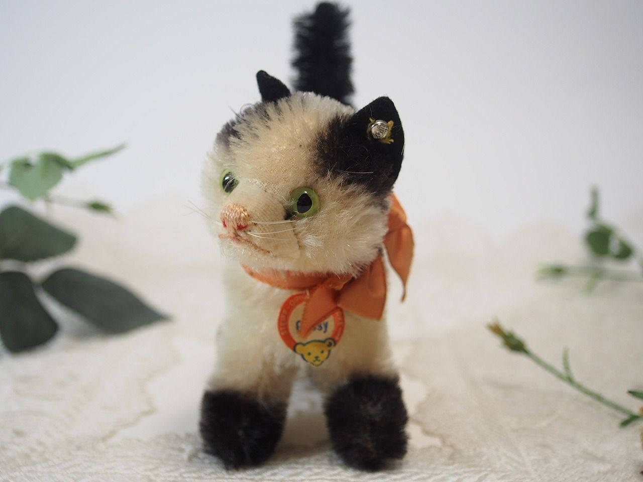 シュタイフ☆Young Kitty Gussy 12cm☆グッシーキャット/仔猫