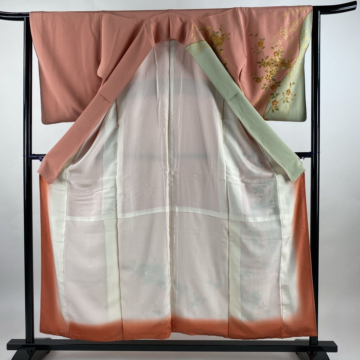 訪問着 身丈156cm 裄丈63cm 正絹 秀品 【中古】 訪問着 身丈154.5cm 裄丈64cm 正絹 秀品 【中古】の通販 by バイセル