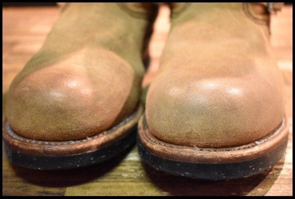 10D 美品 レッドウィング 8178 スエード エンジニア 茶 スチールトゥ 7D 良品 09年】レッドウィング 8178 スエード エンジニア 茶