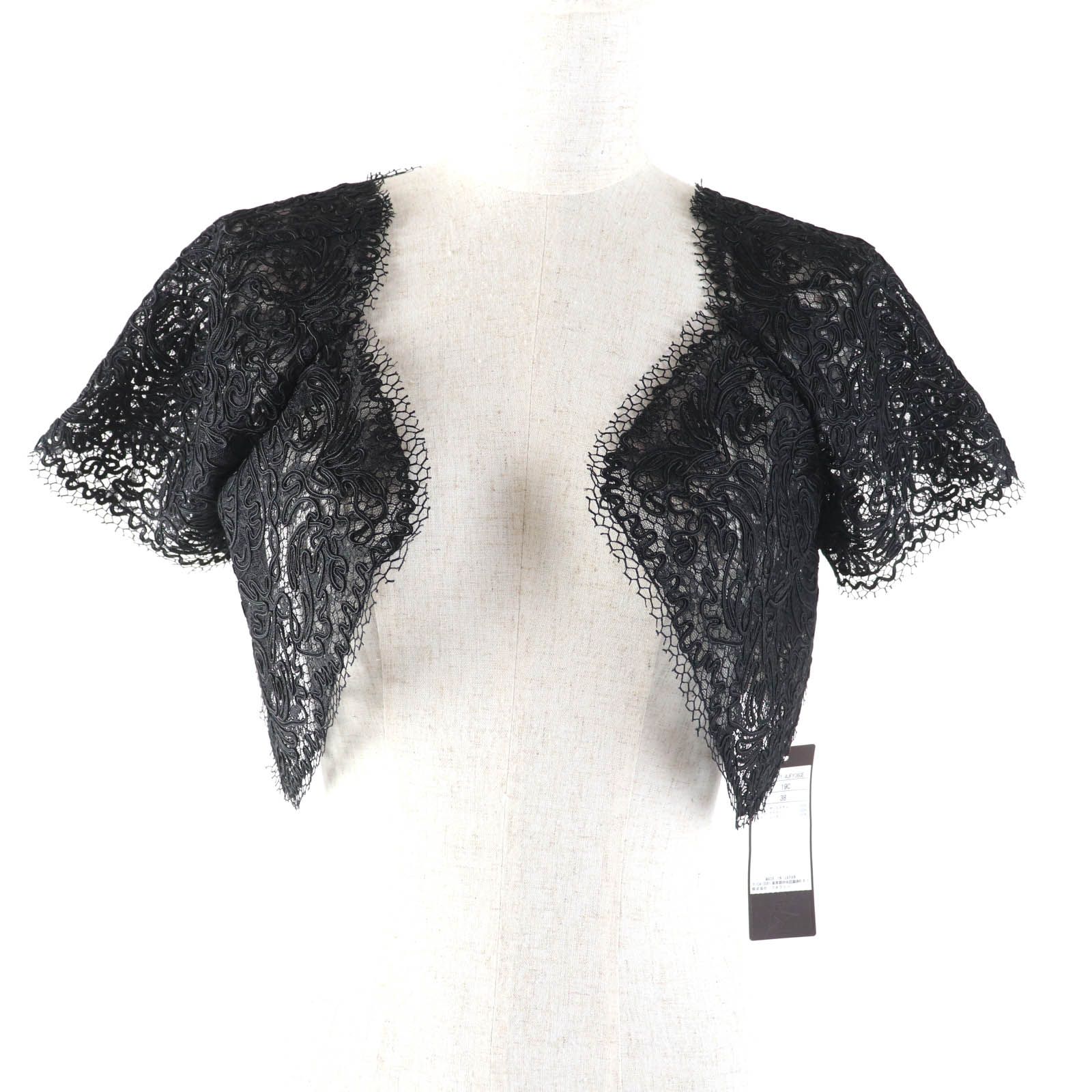 FOXEY フォクシー 34571 レース ボレロ トップス ブラック 38 レディース