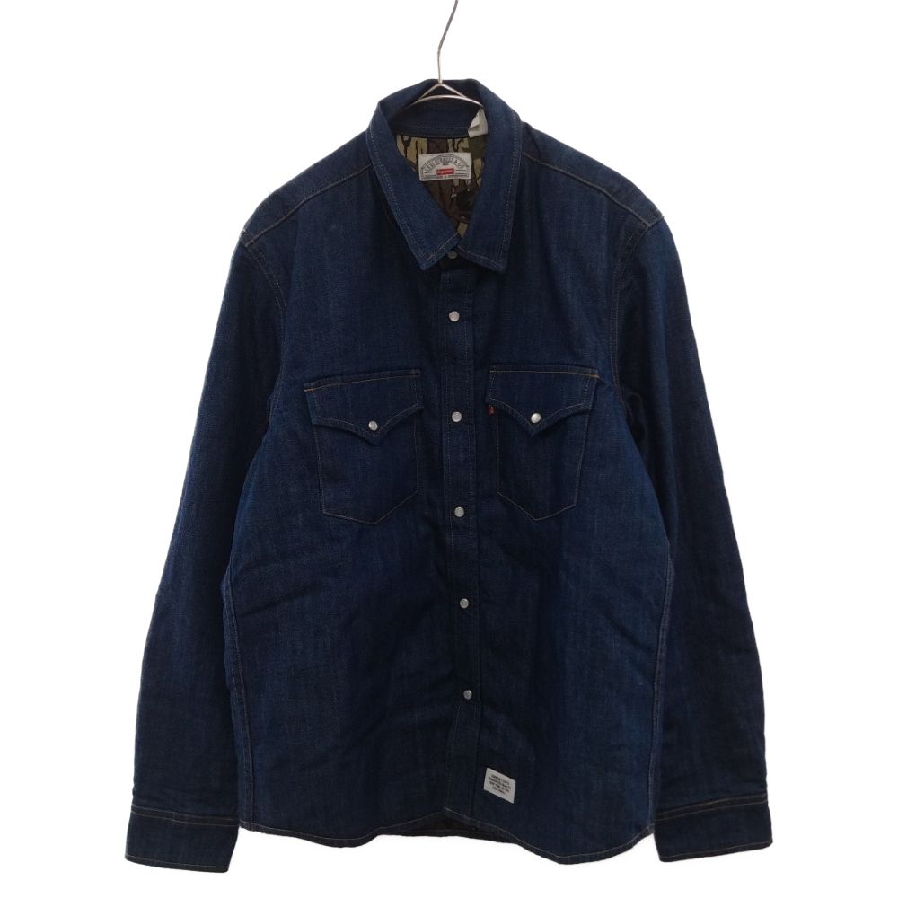 人気新品 SUPREME (シュプリーム) 13AW×Levis Denim Quilted Shirt