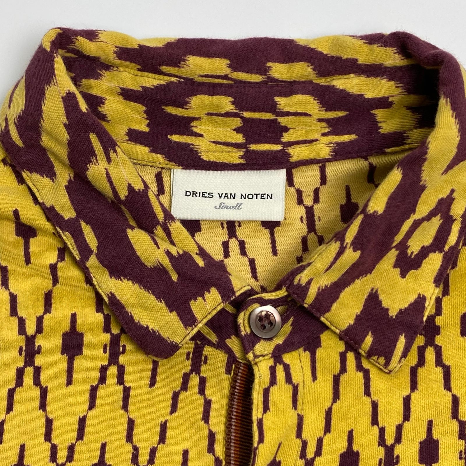 Dries Van Noten 総柄ポロシャツ size M 10SS DRIES VAN NOTEN ドリスヴァンノッテン / 総柄 コットン