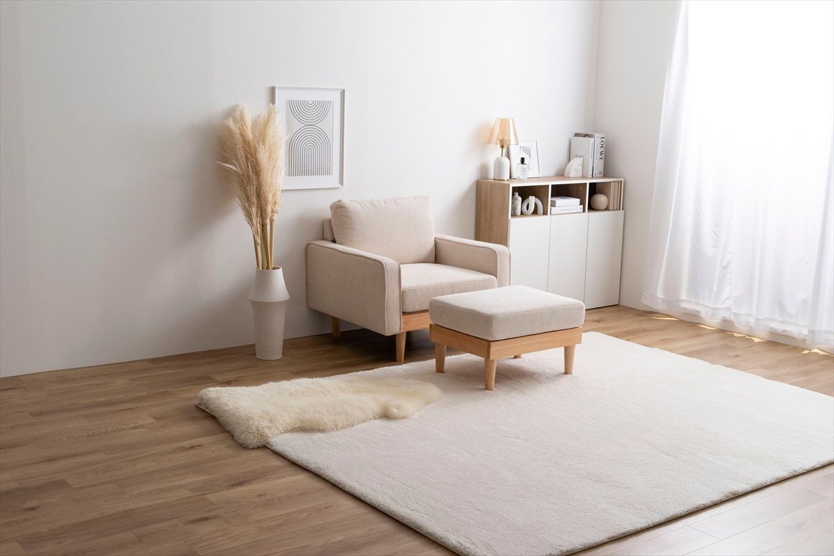 2点セット】2人掛けコーデュロイソファ1脚+オットマン1脚 | Voila 【