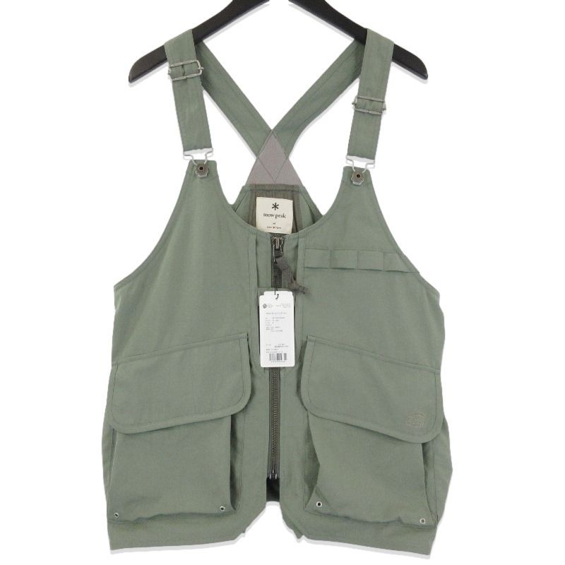 Snow Peak スノーピーク TAKIBI Weather Cloth Vest JK-24SU102 タキビ ウェザークロスベスト Foliage M 71012285