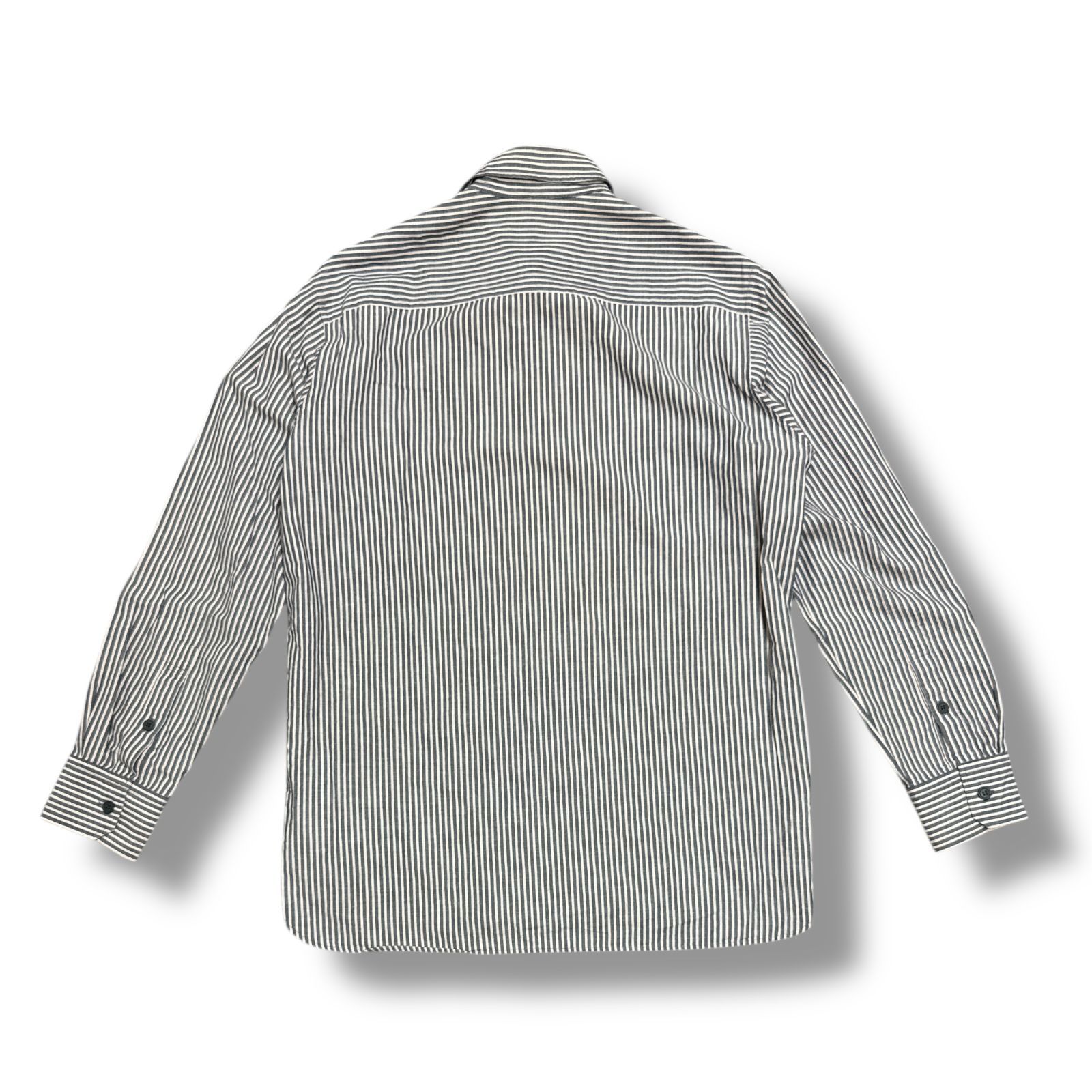 Yohji Yamamoto POUR HOMME ストライプシャツ 長袖シャツ ヨウジ