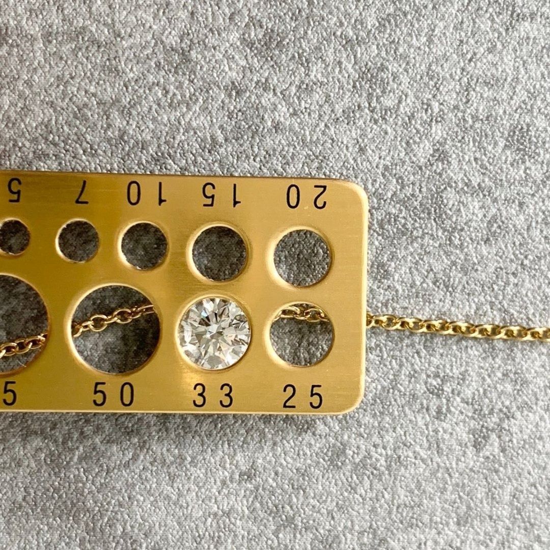 ティファニー 5.7mm バイザヤード ダイヤモンド ネックレス TP1e 
