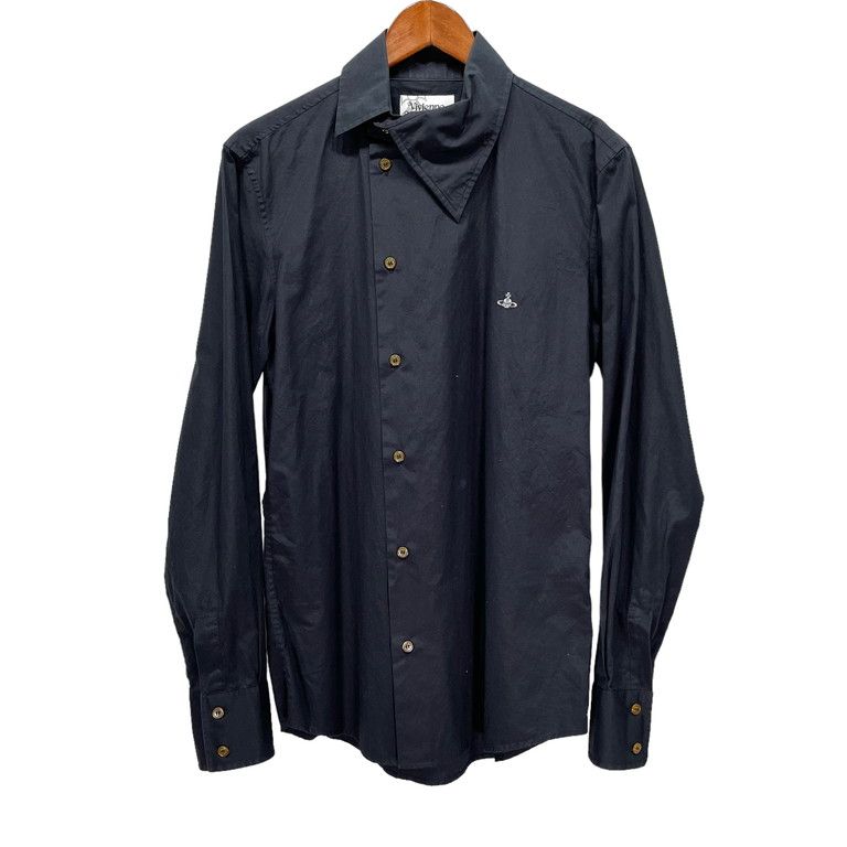 Vivienne Westwood MAN ミントカラーアシンメトリーシャツ