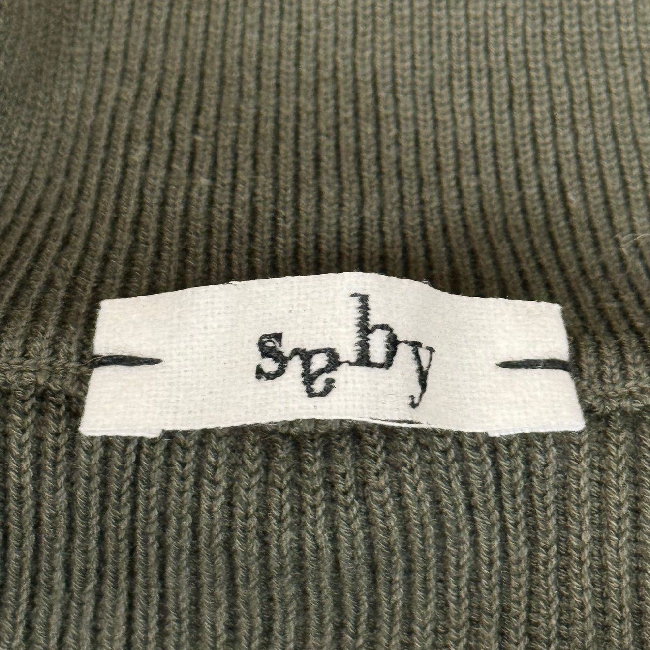 定価30800円 新品 saby 23aw ZIP UP RIB KNIT - 12G GIZA Compact Yarn