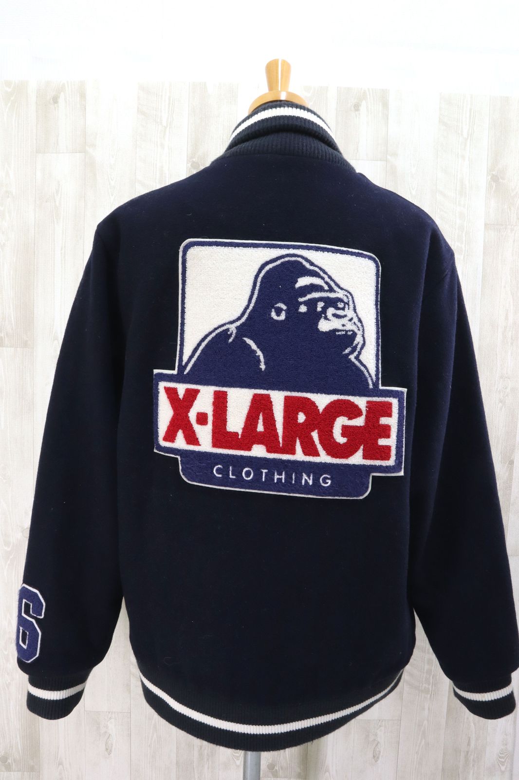 X-LARGE エクストララージ メルトン スタジャン ゴリラ 100着