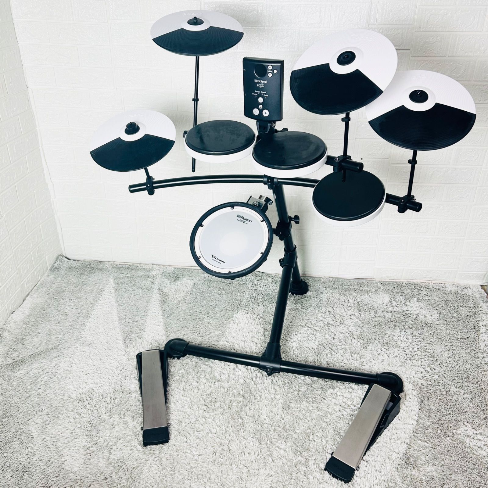 Roland ローランド 電子ドラム TD-1KV 拡張シンバル 打楽器 スローン付き V-Drums