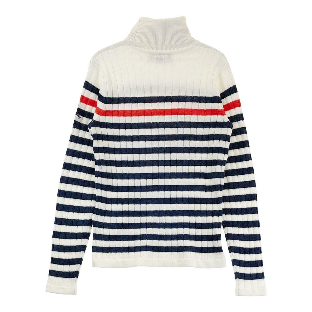 callaway キャロウェイ タートルネック ボーダー 柄 レディース L CALLAWAY キャロウェイ タートルネック 長袖Tシャツ ボーダー柄