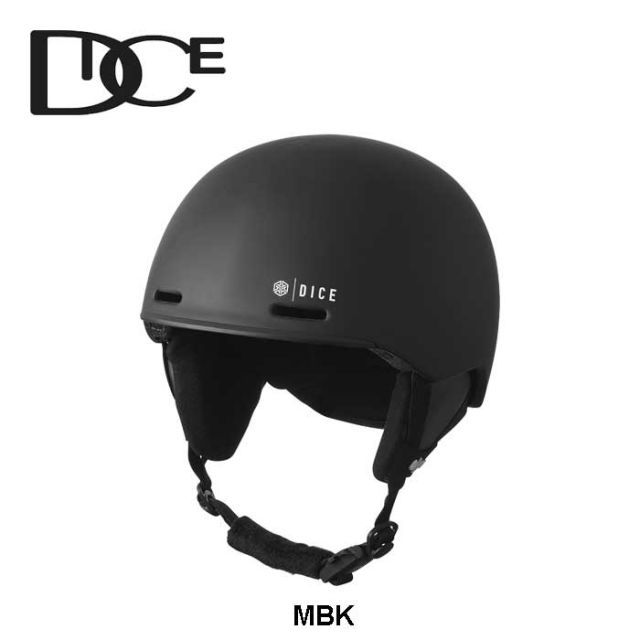 ヘルメットDICE(ダイス) スキー スノーボード D6 LXL MBK
