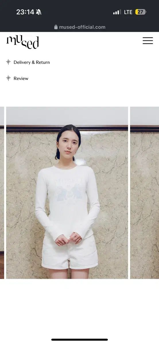 < >ミュゼド グラフィック 長袖 Tシャツ 販売しています