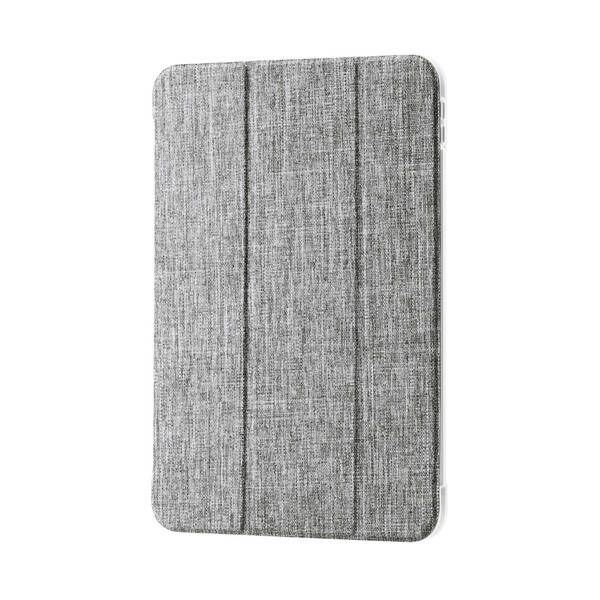 【新品・7営業日以内発送】ELECOM エレコム TB-A24RWVCGY iPad 第10世代 10.9インチ 用 ケース ファブリック 手帳型 2アングル スタンド機能 背面クリア 軽量 超薄型 グレー TBA24RWVC【沖縄離島販売不可