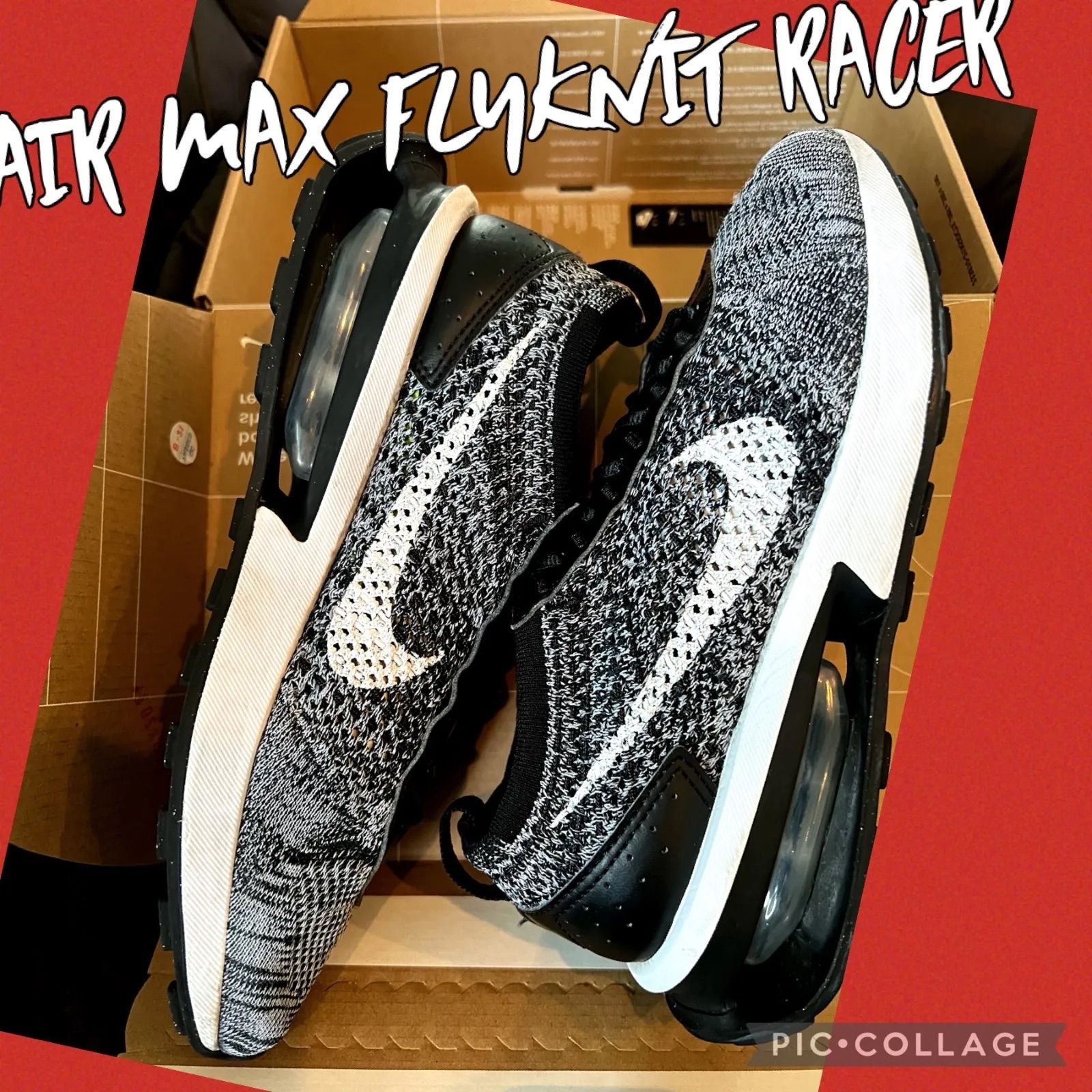 NIKE ナイキ / WMNS AIR MAX FLYKNIT RACER DM9073-001 24.5cm BLACK