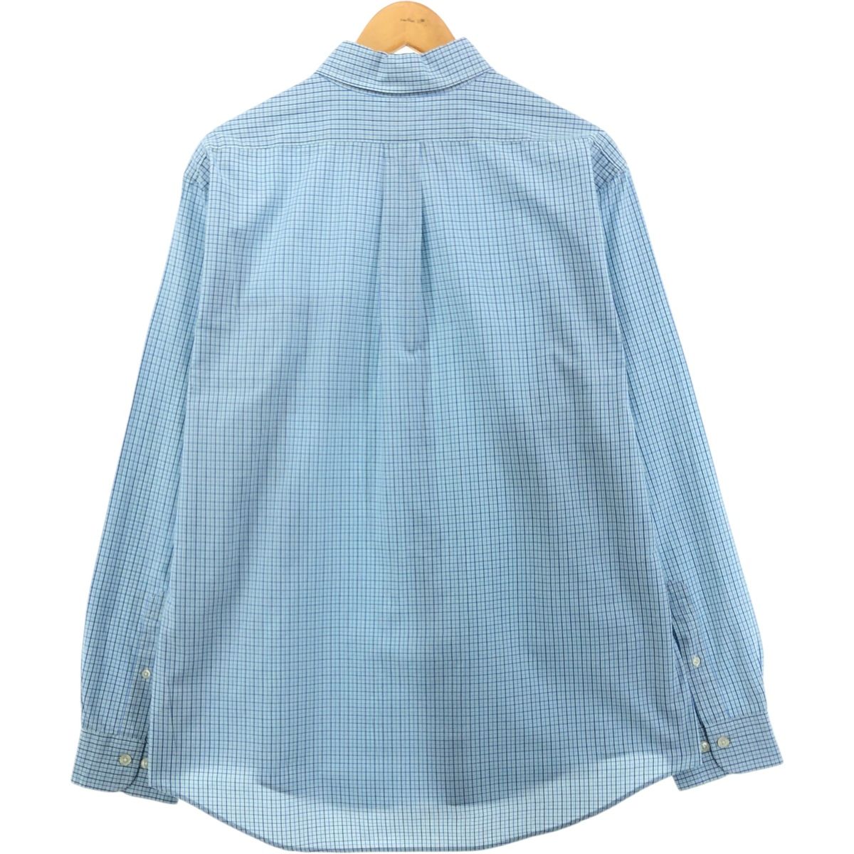 古着 ブルックスブラザーズ Brooks Brothers 1818 長袖 ボタンダウンチェックシャツ メンズL相当 /eaa564047 古着 ブルックスブラザーズ Brooks Brothers 1818 長袖 ボタンダウン