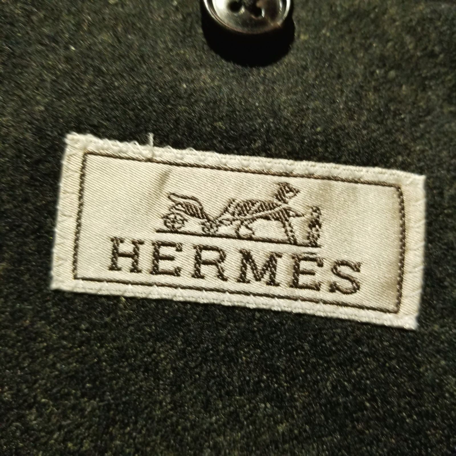 新品　エルメス　ネクタイ　3 財布　ベルト　ジャケット　総柄 HERMES 21aw レザーポケット ウール3Bジャケット 48 エルメス