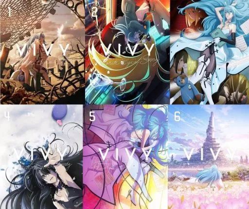 アニメBlu-ray Disc Vivy -Fluorite Eye’s Song- 完全生産 版 全6巻セット