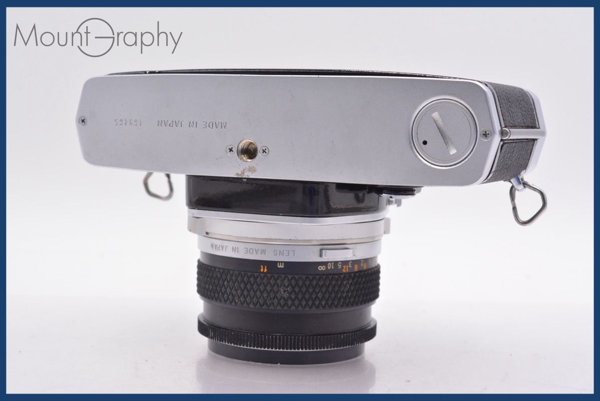 オリンパス Olympus OM 1 SYSTEM F ZUIKO AUTO S 50 mm 8 前キャップ付 同梱可 mj 5456