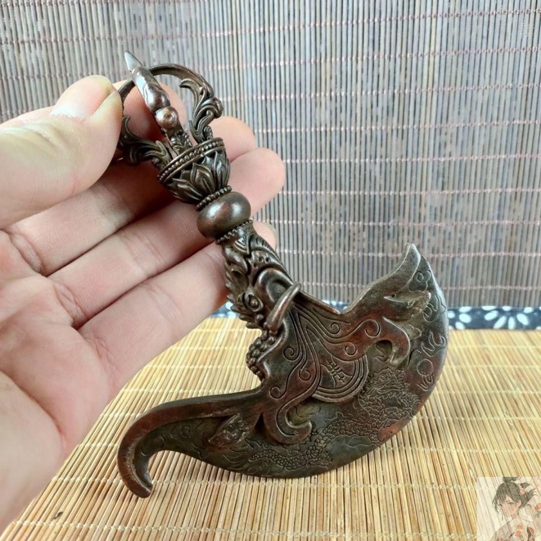 銅器 仏教  金剛杵 古美術 コレクション品 銅製 工芸品 彫刻装飾品置物 銅器 仏教 金剛杵 古美術 コレクション品 銅製 工芸品 彫刻装飾