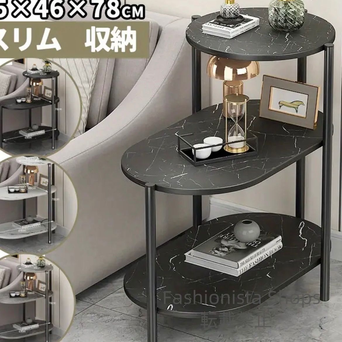 サイドテーブル ヴィンテージ木製 レジン天板付き ナイトスタンド スリムミニテーブル ローコーヒーテーブル 加湿器スタンド 消毒液台 アンティークスカンジナビアスタイル メタルレッグベース シンプルデザイン cp29