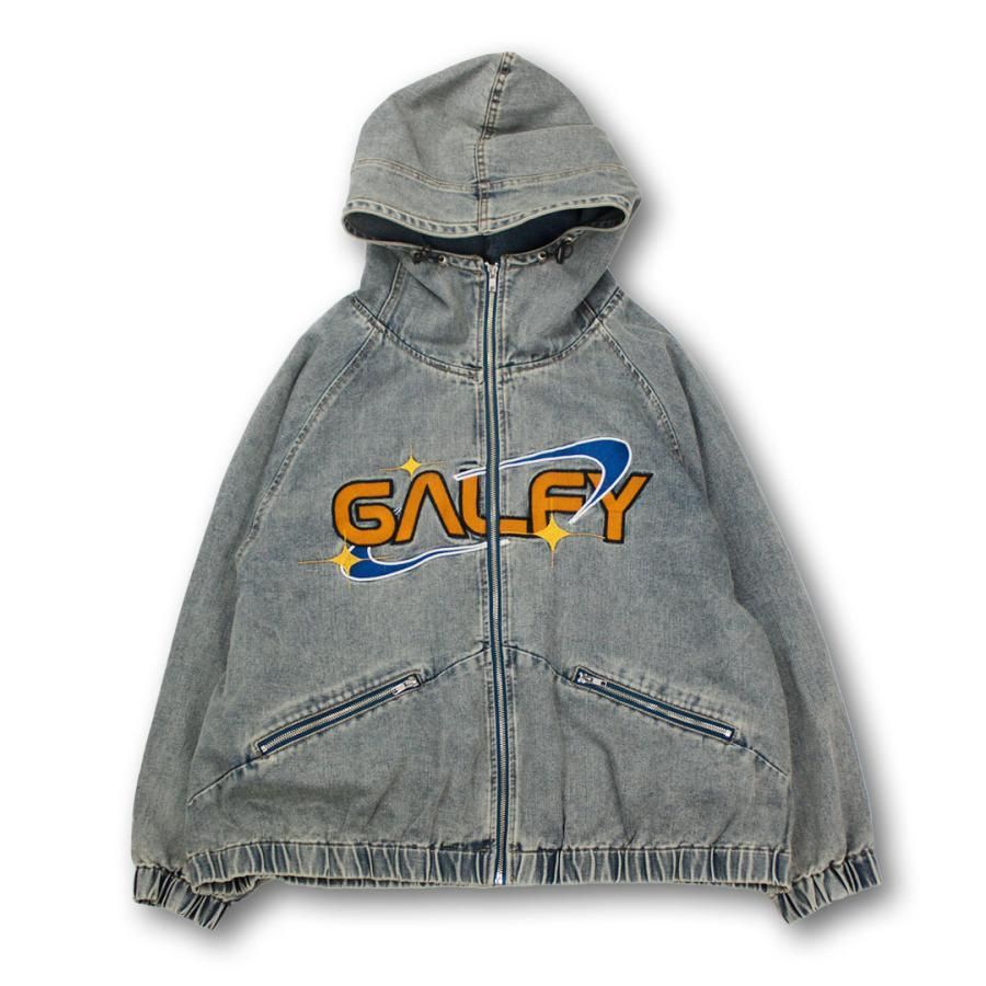 GALFY　ガルフィー　ダーティーデニムフードジャケット　L　完売品 楽天市場】ガルフィー GALFY ダーティーデニムフードジャケット