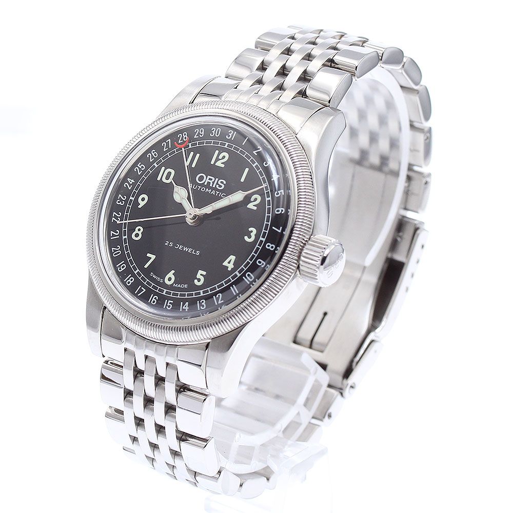 オリス ORIS 7543 ポインターデイト ビッククラウン 自動巻き