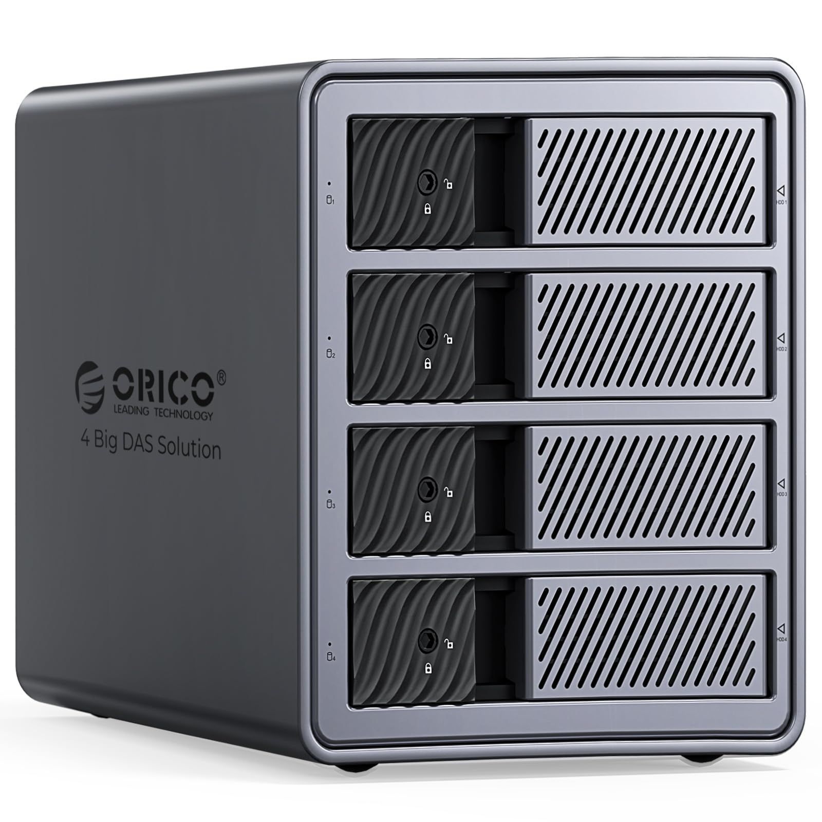ケース 3.5インチ ケース プッシュプル取り付け hdd アアルミ合金制 安全ロック設計 ハードディスクケース 3.5インチ 3.5インチHDD用 3.0接続 HDD HDD ケース USB 22TB*4 冷却ファン搭載 4台 9848U3 OR