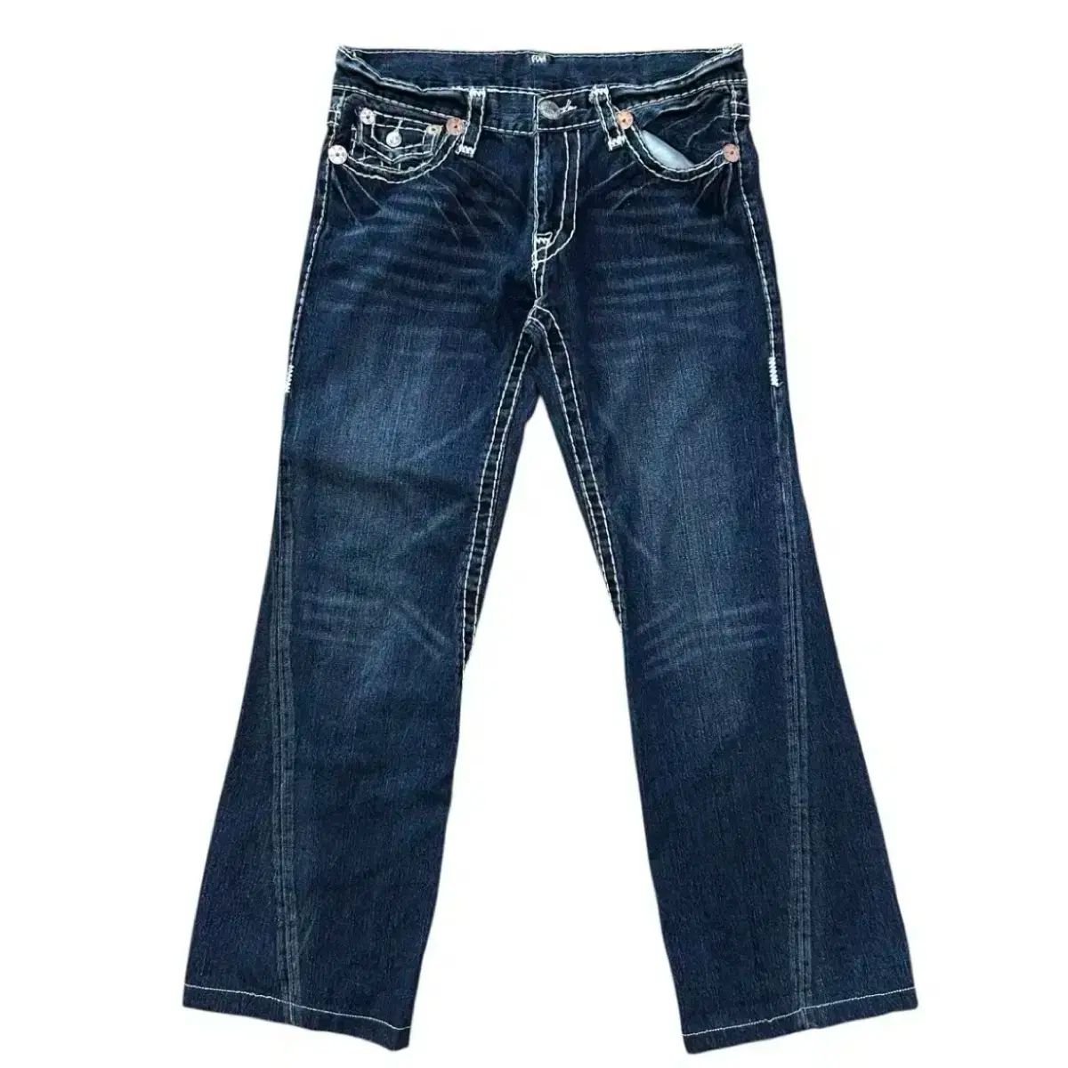 【美品】TRUE RELIGION トゥルーレリジョン　パンツ　ステッチ26 TRUE RELIGION(トゥルーレリジョン) ゾーイ スーパーティー